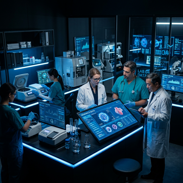 Laborant Modern Laboratuvar